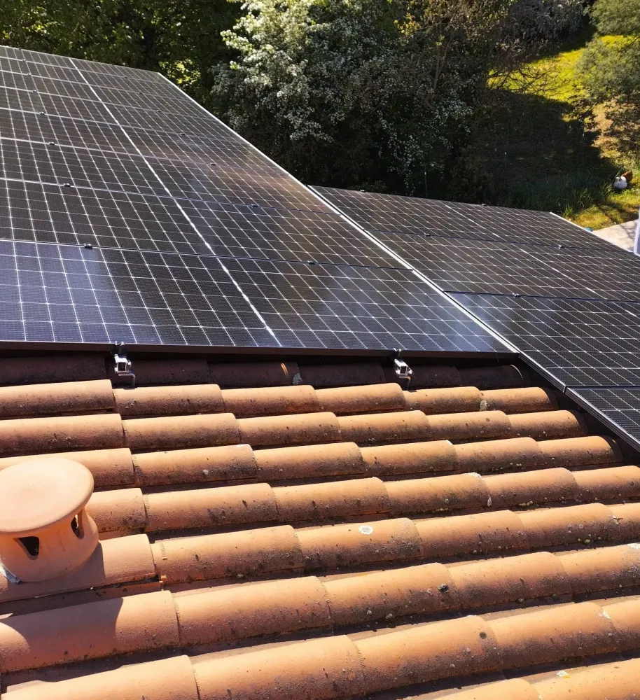 Panneaux photovoltaïques près de Lavaur